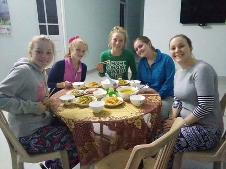 Tuan Thanh Homestay Tân Hiệ Bagian luar foto